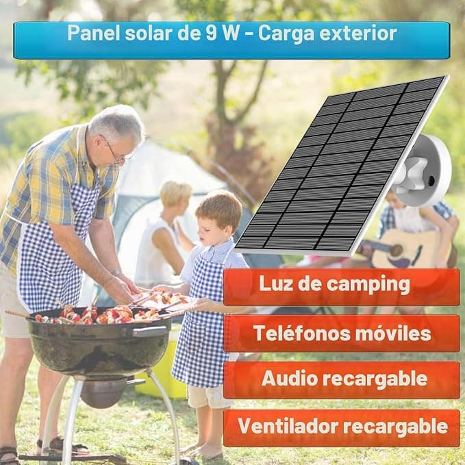 Painel solar de 9 W/5 V  6